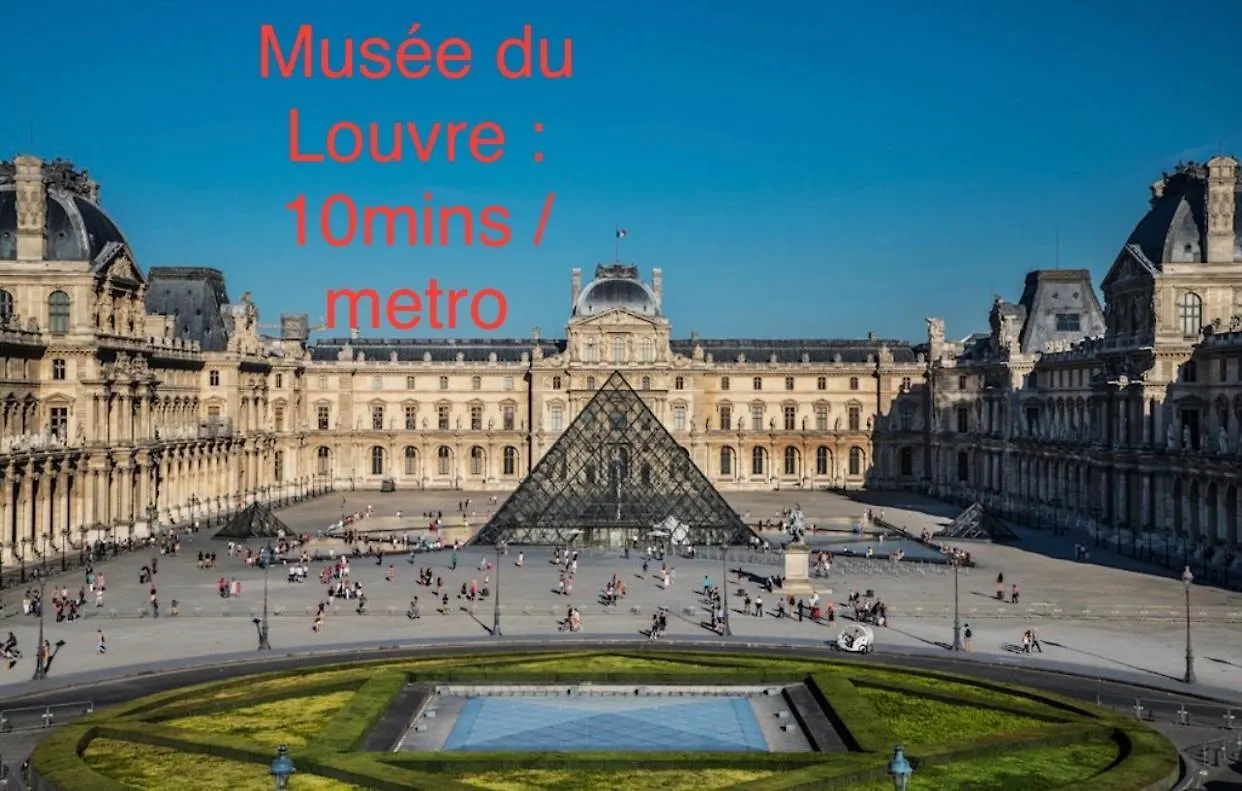 Апартаменты 10 Mins Walk Eiffel Tower, 16 Париж